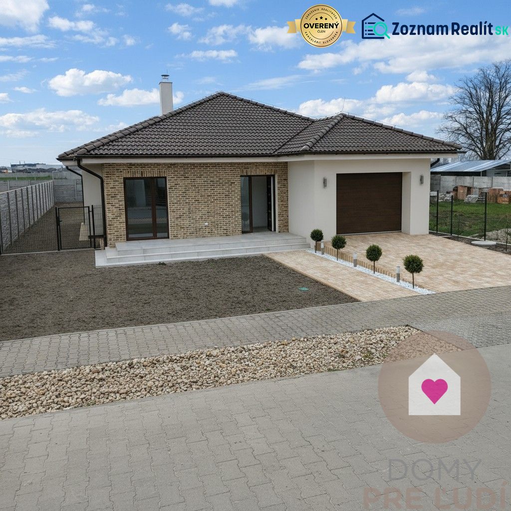 Predaj 4izbovej modernej novostaby RD s tep. čerpadlom garážou a veľkým pozemkom v Dunajskej Strede