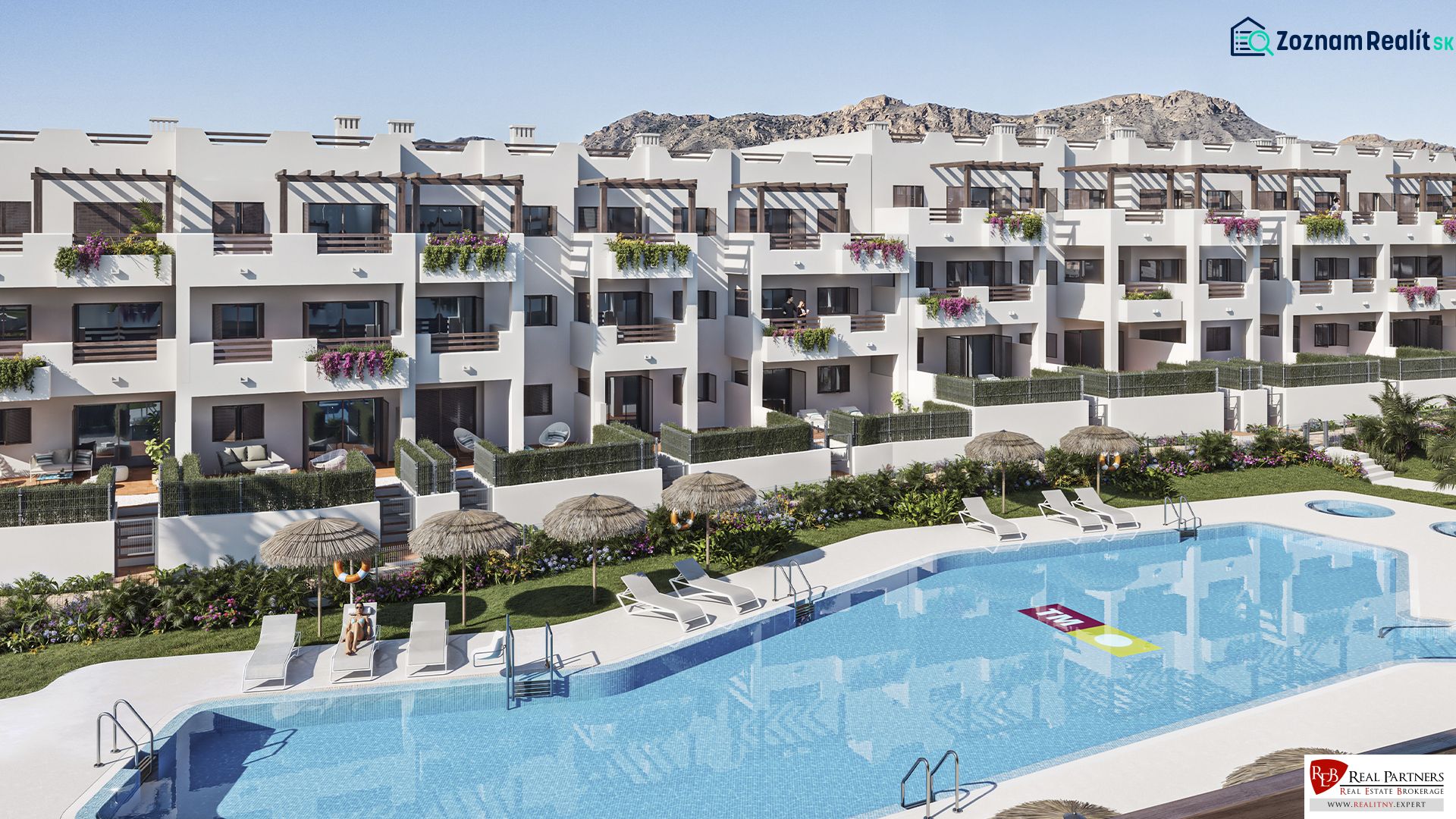 Pulpíban található nyaraló apartman medencével, napozóágyakkal és napernyőkkel, zöldövezetben.