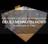 3D alaprajz egy egyszobás lakásról, elérhető virtuális bejárásra.