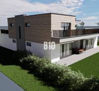 Családi ház terasszal, kerttel és fa burkolattal, ideális lakhatásra.