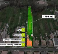 Családi ház madártávlatból Machulince-ben nagy telekkel, gáz és villany.