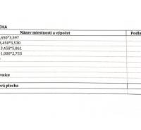 A háromszobás lakás padlófelülete magában foglalja a helyiségeket és a loggiát, összesen 70,54 m².