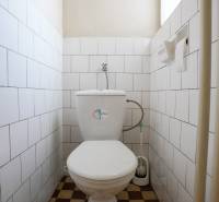 WC csempével és padlólappal családi házban.