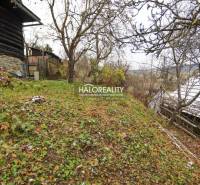 Kert a családi ház mellett Brvništeben, gyepes területtel és gyümölcsfákkal.