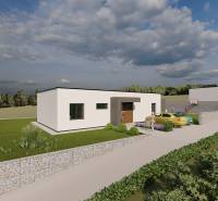 A Lomnická utcai ház vizualizációja Vranov nad Topľouban, telkek - lakóövezet.