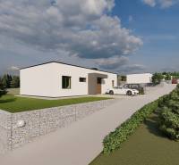 Modern házak látványterve a Lomnickej lakóövezetben, Vranov nad Topľou.