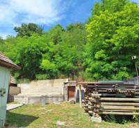 Családi ház Ajnácskőn, fákkal és zölddel az udvaron, buja természettel körülvéve.