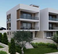 Nyaraló apartman Čiovo városában medencével és gondozott kerttel.