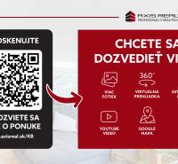 Információs szórólap QR-kóddal a kétszobás lakás ajánlatáról szóló további információkért.