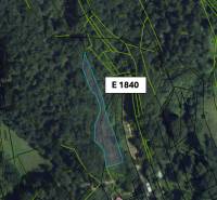 Légi felvétel a Malachov mezőgazdasági és erdőterületeiről, amelyeken a parcellák láthatók.