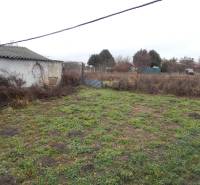 Családi ház kertje Dunamocs mellett füves és földes területtel.