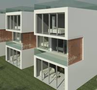 A Čiovo szigeten található villa üvegezett homlokzatokat és zöld környezetet kínál.