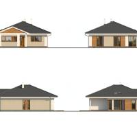 Családi ház látványterve a Pri prvej kaplnke utcában, Záhorská Ves-en.