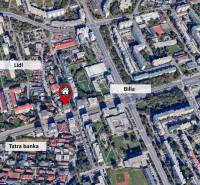 Légi felvétel Pozsonyról - Pozsonypüspöki a Kazányi utca közelében, a Lidl és a Billa mellett.