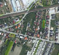 Légi felvétel a lakóterületekről a Polná utca környékén, Bernolákovo.