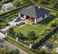 Családi ház kerttel a Bernolákovo-i Okružná utcában, alkalmas lakóövezeti telkekre.