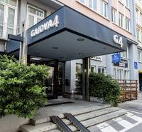 Irodaház külső része a Gajova utcán, Pozsony - Óváros.