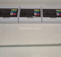 Három szekrény megszakítókkal az ipari utcai irodákban, Galántán.