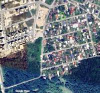 Légi felvétel Pozsony - Záhorská Bystrica, Podkerepušky, lakóövezetre kijelölt terület.