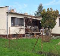 Családi ház Poltáron, gyep és fák veszik körül, terasszal és kerítéssel.