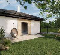 Családi ház a Kostolná utcában, Drahovce-ban terasszal, hintával és kerttel.