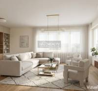 Nappali egy családi házban kényelmes kanapéval, szőnyeggel és fa mintázatú padlóval.