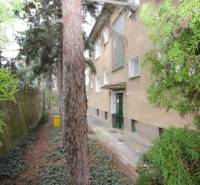 A Lichardova utcai lakóház külseje Pozsony-Óvárosban, zöldövezettel körülvéve.