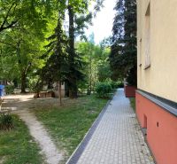Nyugodt környezet sétánnyal és zöldterülettel a pozsonyi Legionárska utcánál.