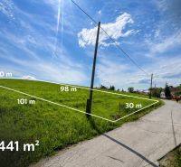 Telkek - lakóövezet Finticán, 2441 m² területtel, az út mellett, kék ég alatt.
