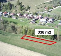 Légi felvétel mezőgazdasági és erdőterületekről Feketebalogon, megjelölt területtel.