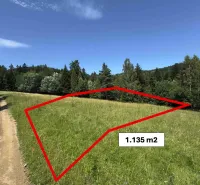1 135 m²-es telek a természetben, különleges ingatlanok mellett Ólublón.