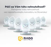 A RADO Reality Group ingatlaniroda díjai 2018–2023 között.