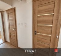 Kilátás egy háromszobás lakásból a Cseh Népfelkelés Május utcában Breznóban.