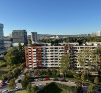Kilátás egy egyszobás lakásból a Bosák utcában, Pozsony-Petržalka.