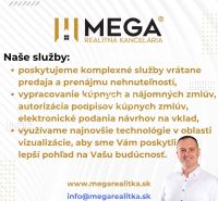 Az ingatlanügynökség MEGA átfogó szolgáltatásokat kínál, beleértve az ingatlanok eladását, bérbeadását és vizualizációját.