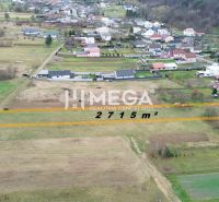 Légi felvétel a telkekről - lakóterület Zemplínske Hámry-ban, 2715 m² területtel.