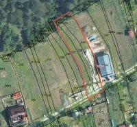Légi felvétel a lakóövezetre szánt telkekről Švošovban.