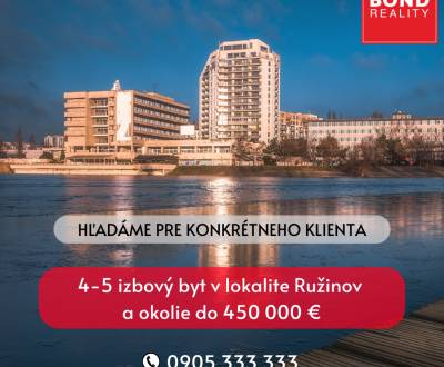 Eladó 4 szobás lakás, Bratislava - Ružinov, Szlovákia