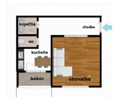 Eladó 1 szobás lakás, 1 szobás lakás, Hurbanova, Senec, Szlovákia