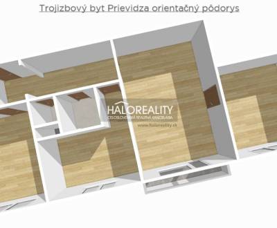 Eladó 3 szobás lakás, Prievidza, Szlovákia