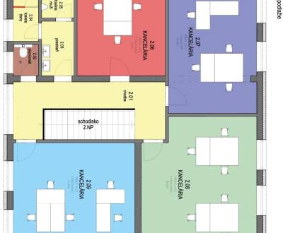 Kiadó Irodahelység, Irodahelység, Radlinského, Spišská Nová Ves, Szlov