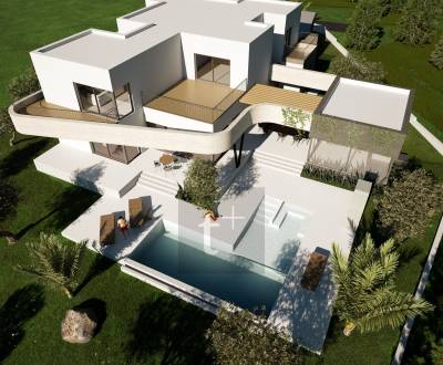 HORVÁTORSZÁG - Luxus, építészetileg érdekes villa - VODICE