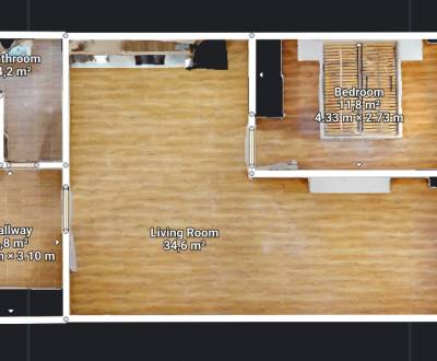 Eladó 2 szobás lakás, 2 szobás lakás, M. Nešpora, Skalica, Szlovákia