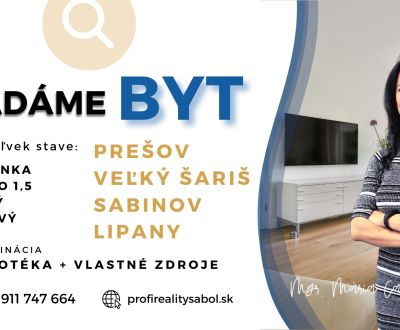 Vásárlás 1 szobás lakás, 1 szobás lakás, Prešov, Szlovákia