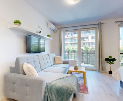 BA/PETRŽALKA-Kiadó 1 szobás apartman légkondicionálóval és erkéllyel