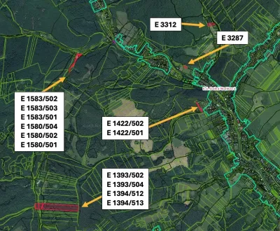 Eladó Mezőgazdasági és erdei telkek, Považská Bystrica, Szlovákia
