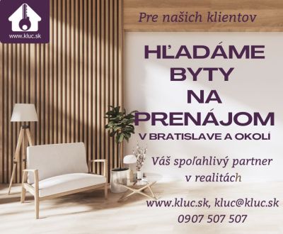 Kiadó 2 szobás lakás, 2 szobás lakás, Bratislava - Ružinov, Szlovákia