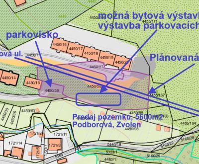 Eladó Építési telek, Építési telek, Ružová, Zvolen, Szlovákia