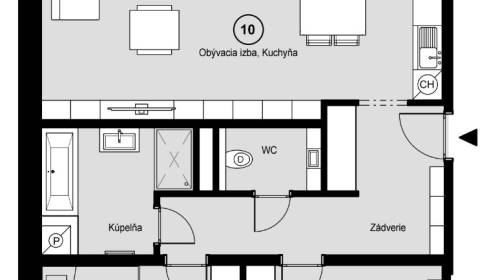 3 szobás lakás, Vrbovská cesta, eladó, Piešťany, Szlovákia
