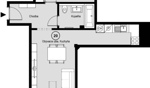 2 szobás lakás, eladó, Piešťany, Szlovákia